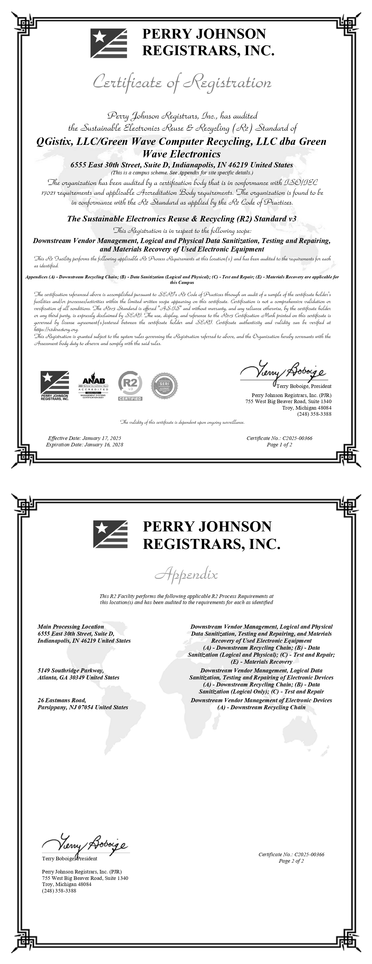 R2v3 Certificate
