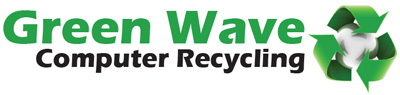 green wave computer recycling logo